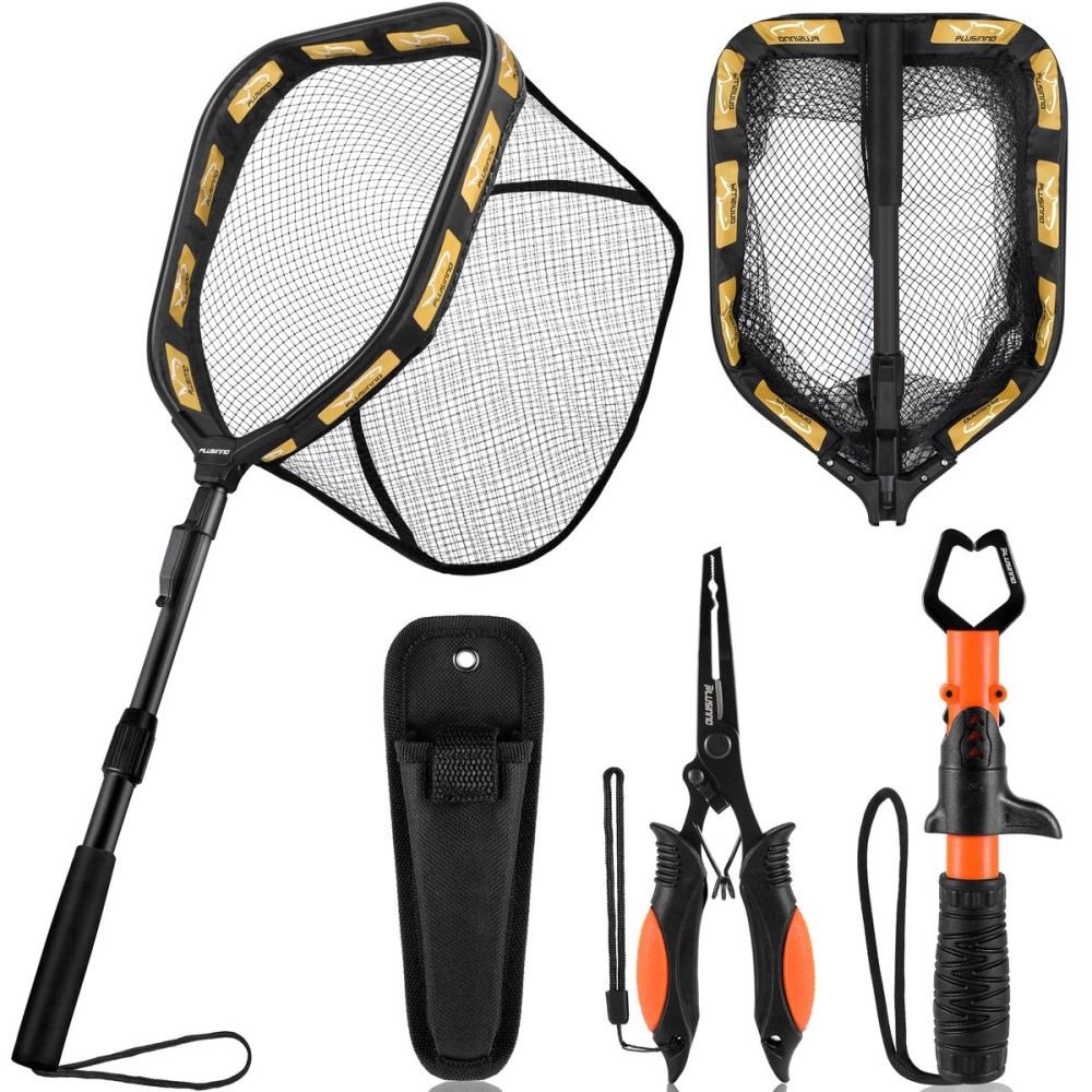 PLUSINNO Black Fish Claw Control DeviceCS10-02with Multifunctional Fishing Pliers and Fish Lip Gripper