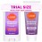 Lume Whole Body Deodorant - Invisible Cream + Solid Stick Mini Bundle - 72 Hour Odor Control - Aluminum & Baking Soda Free, Skin Loving - 0.5 Ounce Each - Travel, Trial Size Minis (Lavender Sage)