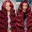 JTMMP 20 Inch 99J Burgundy Lace Front Wigs Human Hair 13x6 Body Wave Lace Front Wigs Human Hair Pre Plucked 99j Burgundy Red Wine Glueless Wigs for Women