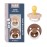 Bibs Colour Night Glow in The Dark Soother 2-Pack, BPA Free Dummy Pacifier, Round Nipple. Natural Rubber Latex, Made in Denmark, Size 2 (6-18 Months), Blush Glow/Woodchuck Glow