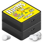 Flintts Mints Lemon Stash - Sugar Free Mouthwatering Mints for Dry Mouth Relief & Freshness - Vegan Oral Health Support with Sparkle Effect - Pocket Travel Saliva Substitute, Lozenges Alternative, 2 Refill Packs