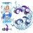 Waterproof Swimming Ear Plugs for Kids - 2 Pairs of Reusable Soft Silicone Swim Earplugs,Ear Protection for Children (4-12 Years Old) - Ideal for Surfing, Diving, Pool, Showering, and Water Sports