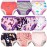 BIG ELEPHANT Baby Girls Training Underwear, Toddler Cotton Potty Training Pants Soft Absorbent, 7-8Y