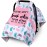 Metplus 2 in 1 Writing Style Baby Car Seat Cover, Car Seat Canopy for Babies, Mom Multiuse Nursing Cover, Minky Baby Carrier Covers, Newborn Boy Girl, Peekaboo Opening