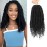 Passion Twist Crochet Hair,14 Inch 9 Packs Pretwisted Passion Twist Hair, Soft Pre Looped And Pre twist Crochet Hair For Women,Black Curly Crochet Braids(14in,1B)