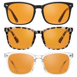 hunsquer Blue Light Glasses for Woman/Men Computer Blue Light Glasses (Gaming lenses)