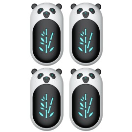 Hand Warmers Rechargeable 4 Pack, 6000mAh Electric Hand Warmer Reusable, 20Hrs Long Heating, Portable Pocket Heater Handwarmer for Women Men, Outdoor Camping, Hunting Gear