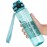 OLDLEY Water Bottle, 32oz Motivational Sports Water Bottle with Time Marker - Times to Drink - Tritan, BPA Free, Wide Mouth Leakproof,Surfer (1 Bottle)