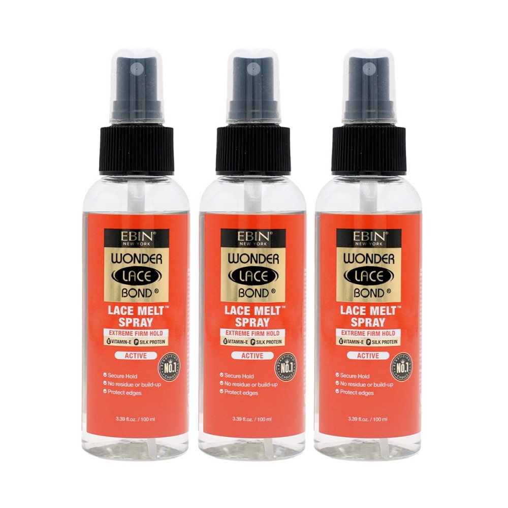 EBIN NEW YORK WONDER LACE BOND MELTING SPRAY 100ML - ACTIVE 3PACK