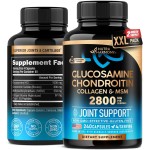 Glucosamine Chondroitin MSM Collagen | HSA | Joint Support Supplement 2800 mg | Made in USA | FSA Approved Product Items | Flexibility Nutritional Vitamins | For Men & Women, 240 Capsules