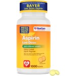 GenCare Low Dose Aspirin 81mg Tablets - Bulk Value 1000 Count - Safety Coated Aspirin Regimen for Doctor-Directed Use - Pain Reliever and Heart Health Support - Generic for Bayer