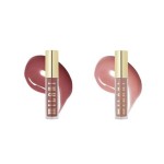 Milani Lip Gloss Set, Keep It Full Nourishing Lip Plumper with Hyaluronic Acid & Peptides for Soft, Fuller-Looking Lips (0.13 Fl. Oz. - 2 Pack) Rosewood + Soft Rose