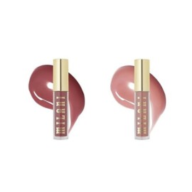 Milani Lip Gloss Set, Keep It Full Nourishing Lip Plumper with Hyaluronic Acid & Peptides for Soft, Fuller-Looking Lips (0.13 Fl. Oz. - 2 Pack) Rosewood + Soft Rose