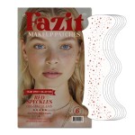 Fazit Makeup Patches - Red Speckles - Glow Up Make-Up Patches - Cute Glitter Makeup Accessories for Women - Cosmetic Glitter for Face