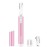 Funstant Upgraded Eyebrow Trimmer, Precision Electric Eyebrow Razor for Women Battery-Operated Facial Hair Remover with Comb No Pulling Sensation Painless for Face Chin Neck, Upper-Lip, Peach-Fuzz