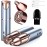 Facial Hair Removal for Women, Facial Eyebrow Trimmer, 2-in-1 Face Shaver, Painless Facial Razor for Lip, Chin, Peach Fuzz