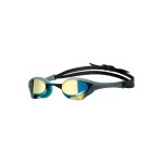 ARENA Unisex Cobra Ultra Swipe Racing Swim Goggles for Men and Women Swipe Anti-Fog Technology Polycarbonate Mirror Lens, Aqua/Sage/Peacock