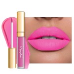 Depuplum Pink Lipstick Matte for Women Superstay Hot Pink Long Lasting Lipstick Smudgeproof Liquid Lipsticks Cruelty Free Lip Makeup (DM28 Fruit Pink)