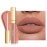 Depuplum Nude Lipstick Matte for Women Superstay Long Lasting Brown Lipstick Smudgeproof Liquid Lipsticks Cruelty Free Lip Makeup (DM27 Rosy Nude)