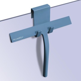 Richmirth Shower Glass Cleaner Squeegee, 9 Inch Width Silicone Bathroom Squeegee for Shower, Glass, Car Window, Mirror - Green