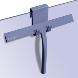 Bathroom Squeegee for Shower, Richmirth 11 Large Shower Squeegee for Glass Doors Silicone Rubber Blade Squeegee Cleaner Tool for Window, Car Glass, Mirror- Blue