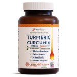 A1Vitality Vegan Turmeric Curcumin NovaSOL 1000mg - Nature\'s Joint Support Supplements - 185x Bioavailable Than Standard Curcumin - Natural Carrageenan Softgels (Vegan)