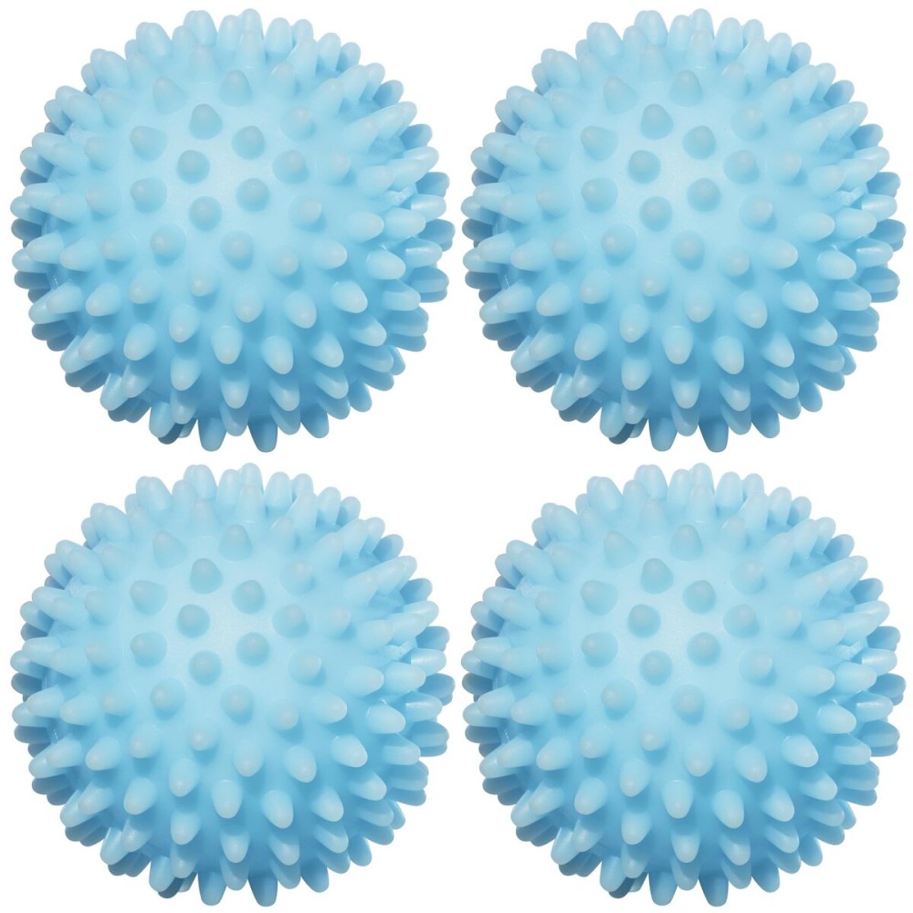 Handy Laundry Reusable Laundry Dryer Balls - A Natural Alternative to Fabric Softener, Reduce Drying Time and Save on Energy, Soft Fluffy Clothes, Fewer Wrinkles, Less Static Cling (Pack of 4)