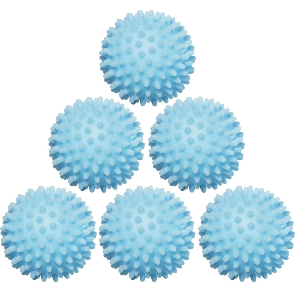 Handy Laundry Reusable Laundry Dryer Balls - A Natural Alternative to Fabric Softener, Reduce Drying Time and Save on Energy, Soft Fluffy Clothes, Fewer Wrinkles, Less Static Cling (Pack of 6)