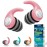 Waterproof Swimming Ear Plugs for Adults - 3 Pairs of Reusable Soft Silicone Swim Earplugs,Perfect for Surfing, Diving,Pool,Showering and Other Water Sports - Keep Water Out and Ear Protection