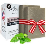 iHeart Patchouli Soap Refresher (2 Packs) - Earthy, Masculine Scent with Deep Cleansing and Moisturizing Mens Bar - With Shea butter for Rich Creamy Lather - Perfect for Men with Active Lifestyle