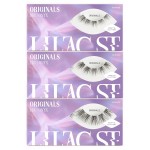 Lilac St - Originals Natural Faux Eyelash Clusters (10-12-14mm, 3 Pack) - Natural Look -DIY Lash Extension Wisps - Lightweight & Lifelike -Lasts 10 Days -Cruelty Free, Vegan, Women Founded -30 Lashes