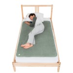 PeapodMats Bedwetting & Incontinence Waterproof Bed Mat - Reusable Underpad. Secure Placement & Breathable. Washable. Enviro Friendly 3x5 (Sage) Mattress Protector & Pee Pad for Kids & Adults