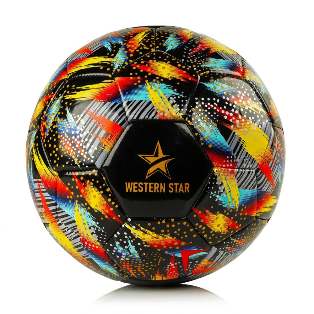 Western Star Soccer Ball Size 3 & Size 4 & Size 5 - Official Match Weight - 6 Designs - Youth & Adult Soccer Players - Attractive and Durable Design - Match Grade Soccer Ball (Gyroscope, 4)