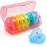 Sukuos Large Weekly Pill Organizer 2 Times a Day, Daily Pill Box 7 Day Easy to Open with Double Protection, AM PM Pill Case for Medicine/Vitamin/Fish Oil/Supplements (Glitter Pink)