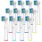 Toothbrush Replacement Heads, Compatible with Oral B Braun Replacement Brush Heads, 12 Pcs Professional Electric Brush Heads for Oral B Replacement Heads Refill, White