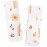 TANOFAR Baby Car Seat Strap Pads, Soft Carseat Straps Covers, Car Seat Straps Shoulder Pads for Girls, Seat Belt Cover Pad for Kids, Suitable for Baby Car Seat, Pushchair, Stroller, Rainbow