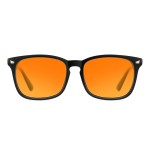 TIJN Blue Light Blocking Glasses Dual AR Coatings Amber Orange Lens for Computer Gaming