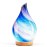 Porseme 280ml Essential Oil Diffuser Glass Color Changing Aroma Air Diffusers Aromatherapy Ultrasonic Cool Mist Humidifier 7 Running Hours Waterless Auto-Off for Sleeping, Yoga, Office, Spa (Galaxy)