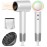 Hair Dryer, 160000 RPM Professional High-Speed Blow Dryer 500 Millions Negative Ionic Care Hair Dryer for Fast Drying, Low Noise Thermo-Control Hairdryer, Travel with Magnetic Diffuser & Nozzle, White