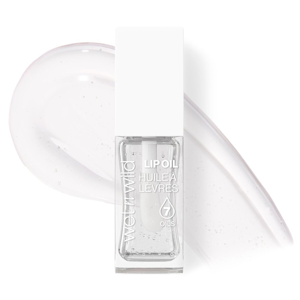 wet n wild Lip Oil - Lightweight, Non-Sticky, Hydrating & Nourishing Formula with 7 Conditioning Oils, Vegan & Cruelty-Free - Crystal Ball