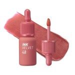 Peripera Ink the Velvet Lip Tint - High Pigment Color, Longwear, Weightless, Not Animal Tested, Gluten-Free, Paraben-Free (040 CALM ROSY)