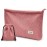WLLWOO Makeup Bag-2pcs Corduroy Cosmetic Bag Zipper Interior Waterproof Pencil Case Coin Purse Travel Toiletry Small Makeup Pouch For Women