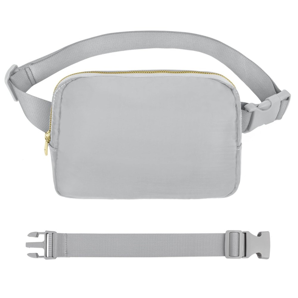 VOROLO Fanny Pack For Women And Men Crossbody Bag Belt Bag with Adjustable Strap Graduation Gifts Light Grey