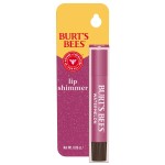 Burt\'s Bees Shimmer Lip Tint, Tinted Lip Balm Stick, Moisturizing for All Day Hydration with Natural Glowy Pigmented Finish & Buildable Color, Watermelon, 1 Tube, 0.09 oz.