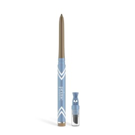 PRIME PROMETICS PrimeEyes Glide Eyeliner for Mature Women - Waterproof, Long-Stay and Mess-Proof - Gel Creme Texture, Discreet Sharpener and Effective Smudger (Golden Metallic)