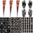 Moricher Temporary Tattoo Kits 3 Henna tattoo cones 101 Stencils Semi Permanent Tattoo Markers Jagua Gel for Women Men Kids DIY Art Painting Party Gifts