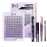 B&Q Flora Lash Clusters Kit Natural Lashes Clusters Invisible Band 144 pcs Manga Lashes Individual with Lash Bond and Seal Eyelash Extension Kit Easy Removal (Flora Kit-MIX8-18mm)