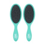 Wet Brush Original Detangler Hair Brush, Amazon Exclusive Aqua- Ultra-Soft IntelliFlex Bristles-Detangling Hairbrush Glides Through Tangles - All Hair Types (Wet & Dry Hair) - Women & Men (Pack of 2)