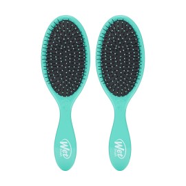 Wet Brush Original Detangler Hair Brush, Amazon Exclusive Aqua- Ultra-Soft IntelliFlex Bristles-Detangling Hairbrush Glides Through Tangles - All Hair Types (Wet & Dry Hair) - Women & Men (Pack of 2)