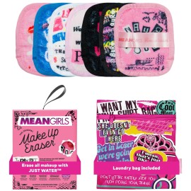 The Original MakeUp Eraser 7-Day Set, Erase All Makeup With Just Water, Including Waterproof Mascara, Eyeliner, Foundation, Lipstick, Sunscreen, and More! Mean Girls, 7ct